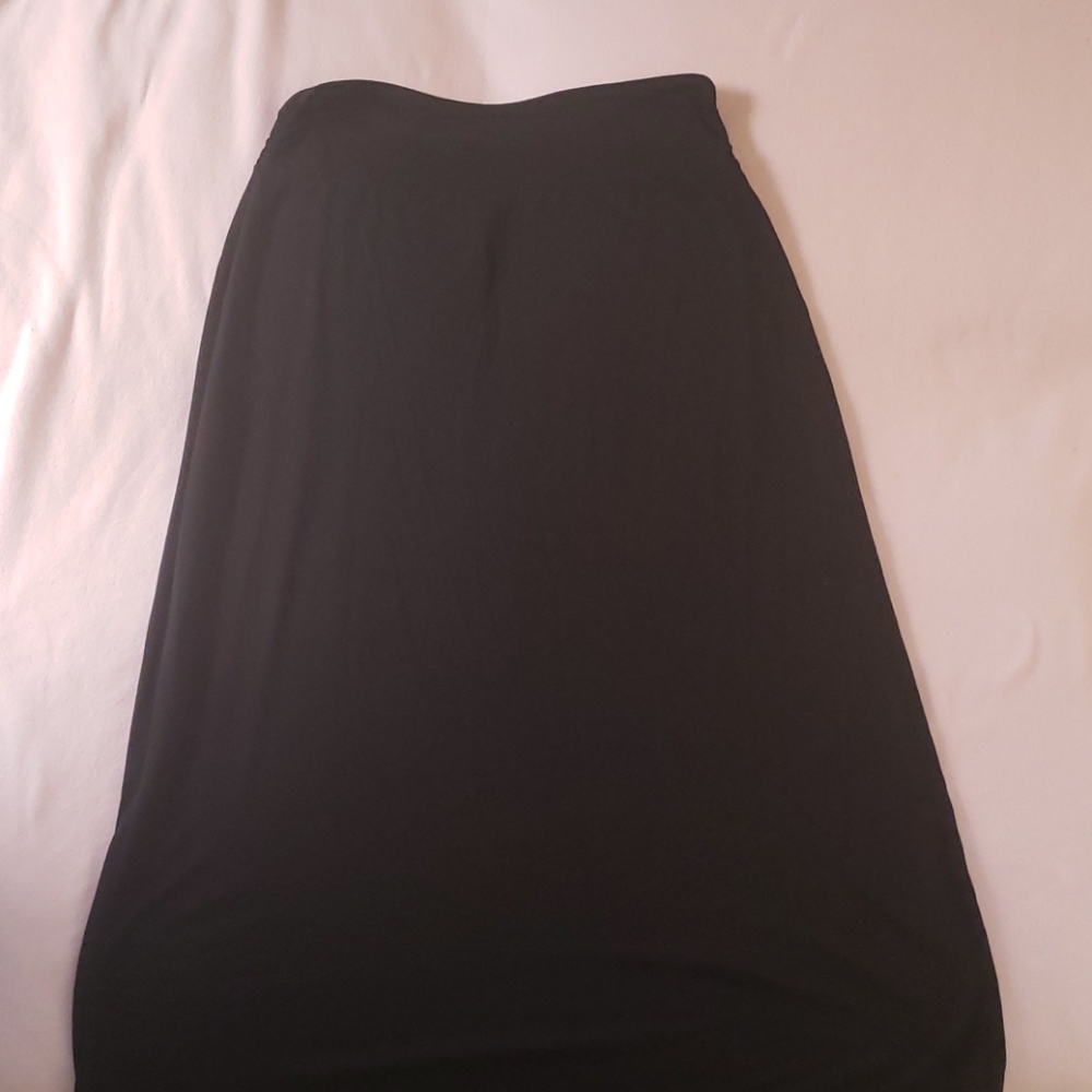 Cotton Black Skirt